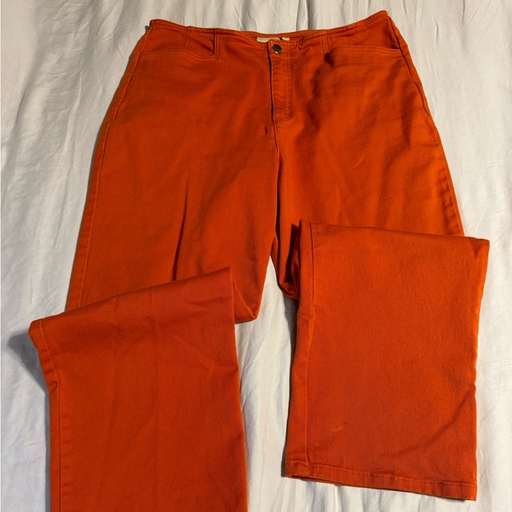 Vintage bright orange pants
